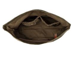 DRAKENSBERG Toiletry Bag »otis« Forest-green, Handmade Wash Bag for Men  Made From Waxed Canvas and Hardened Leather.