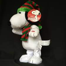 Animated Snoopy Plush Peanuts Toy Dances Musical Linus Lucy 15 Tall Christmas Snoopy Plush Peanuts Toys Tall Christmas
