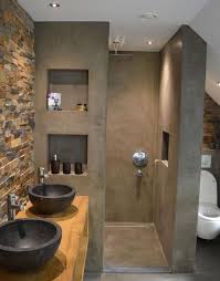 Salle De Bain En Beton Cire Brut De Paume Salle De Bain En Beton Idee Salle De Bain Et Salle De Bains Moderne