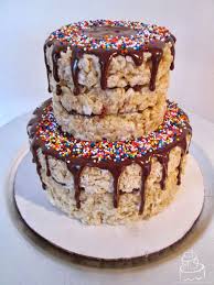 21st Birthday Rice Krispie Treats Marshmallows Rice Krispies Birthday Cake Top Fudge Krispies Ideas Best Fudge Krispies Fudge Krispies Re Rice Krispie Treats Cake Rice Krispies Sweets Treats