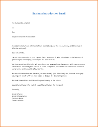 Company Introduction Email Template Letter Civil Contractor Formal Format Mail Template Business Letter Sample Company Introduction