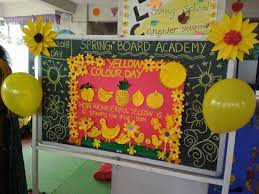 20 classroom decoration ideas (image gallery) 1. Spring Board Academy On Twitter Having Fun Time For Kids Yellow Colour Day Celebrations Activity At Nagole Https T Co Uzpjuybiwz Springboardacademy Sba Playschool Yellowcolourday Nagole Https T Co Ireegu2wyx