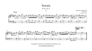 10 in g major, op. Scarlatti Sonata K 83 Ls 31 2 2 Minuet Youtube