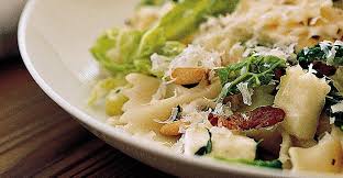 Farfalle With Savoy Cabbage Pancetta And Mozzarella Recipe Recipe Mozzarella Recipes Pancetta Recipes