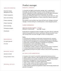 Ever used word editor to build a resume? Free 9 Sample Product Manager Resume Templates In Pdf Ms Word
