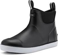 Amazon.com | CKWLXQY Men's Deck Boots, Waterproof Ankle Rain ...