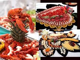 Nice Seafood Buffet Table Table Decorations Seafood Buffet Wedding Table