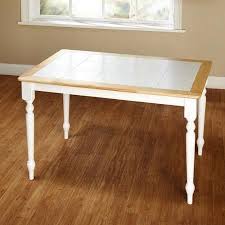 Get free shipping on qualified kitchen prep tables or buy online pick up in store today in the furniture department. Tara Tile Top Table White Natural Jet Com Tile Top Tables Dining Table Table