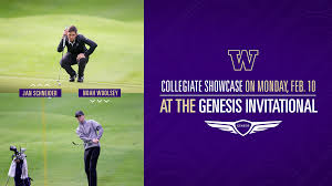 The first tee time is scheduled for 9:45 a.m. Woolsey And Schneider To Compete In Collegiate Showcase At The Genesis Invitational University Of Washington Athletics