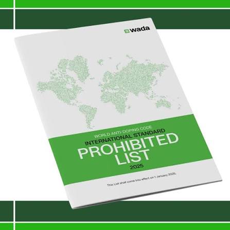 WADA's 2025 Prohibited List now in force | World Anti Doping Agency