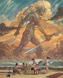 Meme Generator Giant Monster On Beach Newfa Stuff