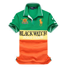 Black And Blue Polo Ralph Lauren Shirt Ralph Lauren Man Custom Fit Black Watch Polo Shirt Team Stripe Blue Green Red Polo Outfit Men Polo Shirt Style Polo