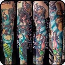 Gaming Tattoo Sleeve 27 Cool Ideas Loved By True Video Game Enthusiasts Final Fantasy Tattoo Gaming Tattoo Gaming Tattoo Sleeve