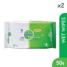 Best Prices Dettol Anti Bacterial Wet Wipes 50s X 2packs Item Is Really Good Dettol Anti Bacterial Wet Wipe Facial Skin Care Facial Cleansers Beauty Skin Care