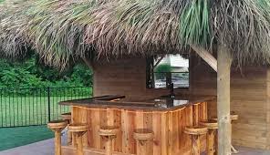 Below are several of our most popular tiki bar designs ready to be shipped and setup anywhere in the. 10 Best Backyard Bar Designs Esp Metal Products Crafts