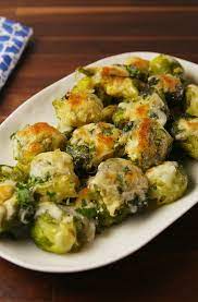 Cheesy Smashed Brussels Sprouts Will Only Fuel Your Obsession Recipe Sprout Recipes Veggie Side Dishes Veggie Dishes