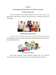 In the face of serious problems, both personal and social, there is lack of analysis or reflection. Chapter 4 The Strengths And Weaknesses Of The Filipino Character Philippines Curriculum