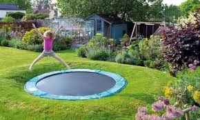 Great Ideas For A Beautiful Yet Child Friendly Garden Child Friendly Garden Backyard Trampoline Gardening For Kids