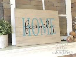 5 out of 5 stars. Wooden Signs Whitewashed Background With Home And Family Overlapping Words Distressed Look Www Myhomematter Wooden Signs Hand Painted Furniture Letter Sign