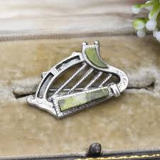 irish harp brooch