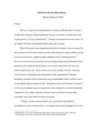 Pdf Return Of The Yogini Mari Ziolkowski Academia Edu