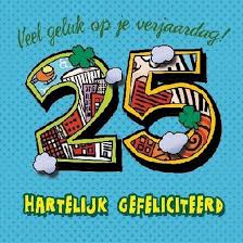 Bol Com Verjaardagskaart 3d 25 Jaar