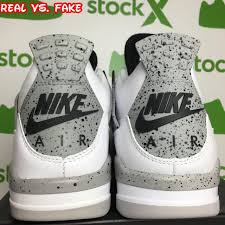 As is tradition, shortly after the highly coveted, limited edition pairs hit retailers, fake pairs started surfacing online. Air Jordan Iv 4 Cement Real Vs Fake Legit Check Sole Collector