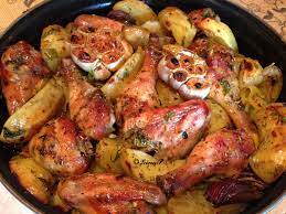 Preparare carne de pui la cuptor cu cartofi si usturoi: Pulpe Si Aripi De Pui Cu Cartofi La Cuptor Sa Gatim Cu Gina