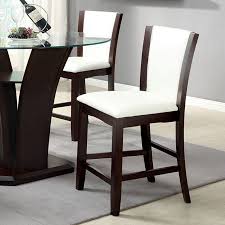 Shop Furniture Of America Set Of 2 Manhattan White 25 5 In Counter Stools At Lowes Com Dining Table In Kitchen Furniture Side Chairs