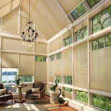 It's large with a beautiful view of our backyard. Sunroom Window Treatment Houzz