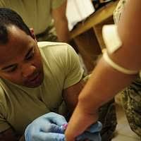 U.S. Navy Petty Officer 2nd Class Kenneth Jones hospital