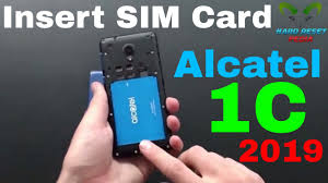 Alcatel 1C 2019 Insert The SIM Card ...
