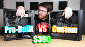 The best gaming pcs give you the power to play the most impressive, demanding games in the biggest and most beautiful form possible. Cheapest Amazon Gaming Pre Built Pc Versus Custom Built Pc 2020 Youtube