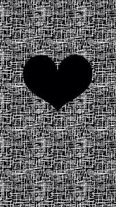 February Screensavers Black Heart On Black And White Patterned Background Valentines Wallpaper Valentines Wallpaper Iphone Valentine Wallpaper Hd