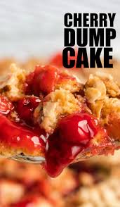 Want A Simple Cherry Dump Cake Recipe You Ll Love Again And Again This One Is The Best Yellow Cake Mix Com Cherry Dump Cake Cherry Dump Cake Recipe Dump Cake