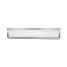 Lithonia Lighting Fmvtrl 24in Mvolt 30k 90cri Bn M4 Brushed Nickel Contemporary Square Single Light 23 Wide Integrated Led Bathroom Bar Light 3000k Lightingdirect Com
