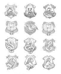 These beads have a fun marbled look. Hogwarts House Crests Pottermore Google Search Harry Potter Drawings Harry Potter Tattoos Harry Potter Universal