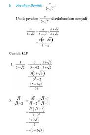 Penjumlahan akar contoh soal 3 penjumlahan akar dan penyelesaianya soal 1) √3+√27+3√3= untuk soal seperti ini angka di dalam akar harus semuanya sama jadi masih ada akar 27 yang tidak sama jadi harus di perbaiki terlebih dahulu √3+√27+(√9x3) √3+(√(9×3))+3√3 √3+(√(9×√3) )+3√3 nah akar 27 sudah di rubah sehingga ada. Bilangan Berpangkat Dan Bentuk Akar Anikasari