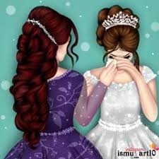 خلن معكن مناديل عشان ما يمتسح المكياج مساء الخير وش رأيكم رسمتي Ismu Art10 Sketchbookpro Sketch Girly Art Cute Girl Drawing Mother Daughter Art