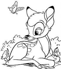 Bunny from the cartoon bambi. Baby Bambi Coloring Pages Coloring And Drawing