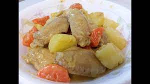 chicken wings in coconut curry sauce 葡汁薯仔炆雞翼 適合小朋友的味道 youtube coconut curry sauce coconut curry curry sauce