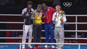 China's yi siling celebrates with her gold medal after winning the 10m air rifle final at london 2012. Ukraine S Lomachenko Wins Boxing Light 60kg Gold London 2012 Olympics Youtube