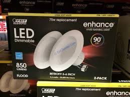 868151 led retrofit light kit fits 5 to 6 housings 22.5 watts 1300 lumens output. Feit Electric Led 5 6 Retrofit Kit 2 Pack Soft White Costcochaser