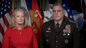 General milley will also pay his respects to poland's fallen soldiers at the tomb of the unknown soldier, and observe anakonda exercises near torun, including a multinational sky diving operation involving. Gen Mark And Hollyanne Milley Comments To Blue Star Families During The Covid 19 Vaccine Town Hall Youtube