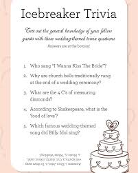 This covers everything from disney, to harry potter, and even emma stone movies, so get ready. Only In My Dreams Events The Perfect Way To Break The Ice At Your Wedding Is Leaving Fun Trivia Games On Each Table To Allow Your Guests To Get To Know