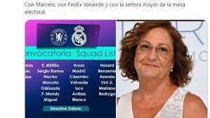 May 07, 2021 · ¿debo sacar permiso de desplazamiento si soy vocal de mesa? Real Madrid Los Mejores Memes De La Senora Que Sustituye A Marcelo En La Mesa Electoral Marcelo Asistio Esta Manana A Su Cita Como Vocal Marca Com