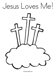 Jesus loves me coloring p best jesus loves me coloring pages. Jesus Loves Me Coloring Page Twisty Noodle