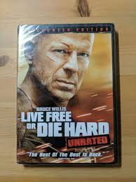 Live Free or Die Hard (DVD, 2007) Unrated, Bruce Willis