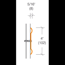 Clear chair rails offer wall protection from wallguard.com that will not distract from your decor, yet offer complete impact protection. Clear Chair Rail 4 H X 96 W