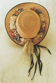 Summer Flower Hat For A Day At The Farmers Market Gardening Hat Country Hats Hat Design